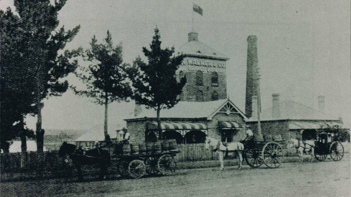 FLYING THE FLAG: The Walker and Co brewery was the third company on this Moulder Street site to brew beer in Orange.