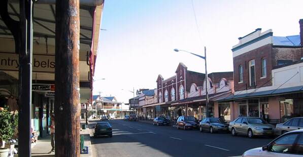 QUAINT: Gaskill Street in Canowindra is under consideration for revitalisation by Cabonne Council.