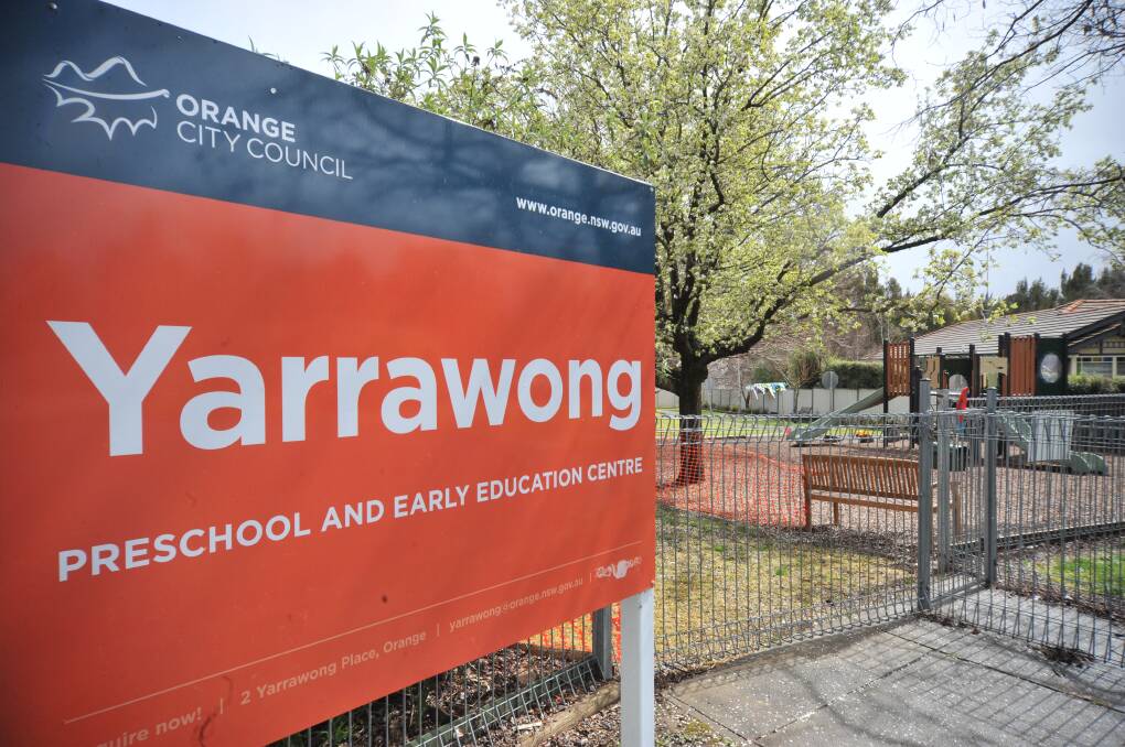 CHILDCARE: Yarrawong Pre School and Early Education Centre is part of Orange City Council's childcare services. Photo: CARLA FREEDMAN