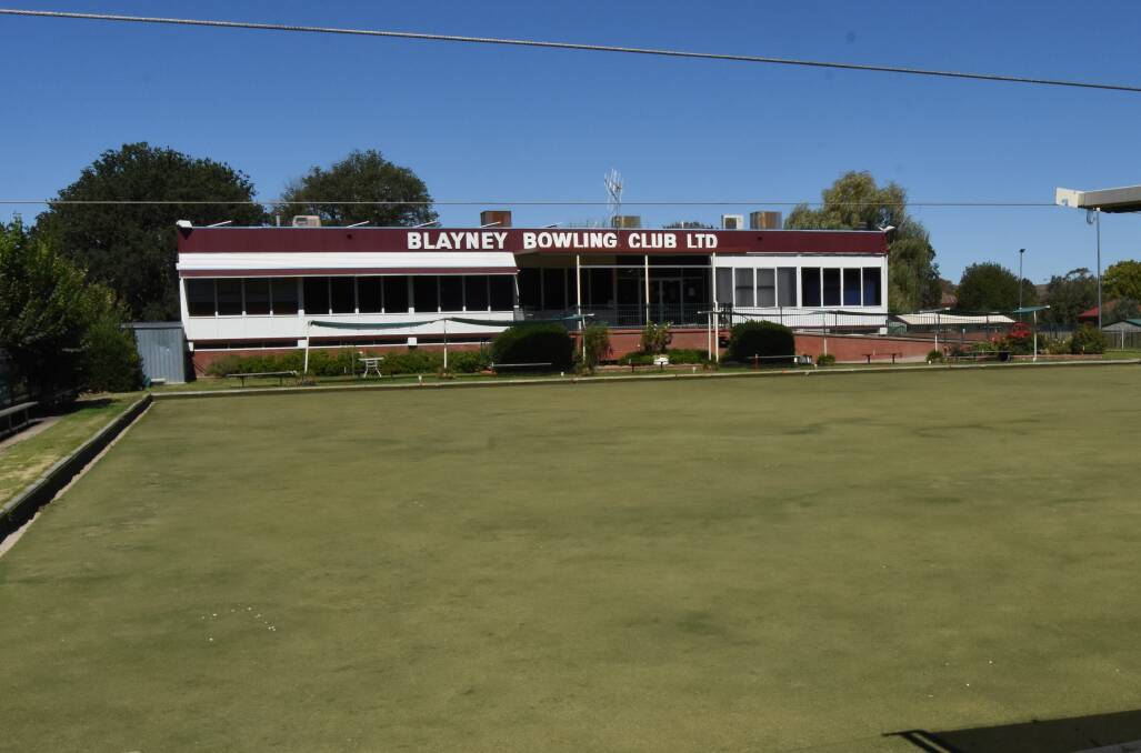 DONE AND DUSTED: Blayney Bowling Club.
