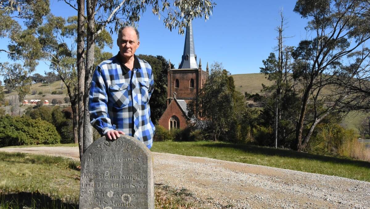 SUPPORT: St Paul's Anglican Church warden Ron Murray says the village's community will look into buying the church. Photo: MARK LOGAN