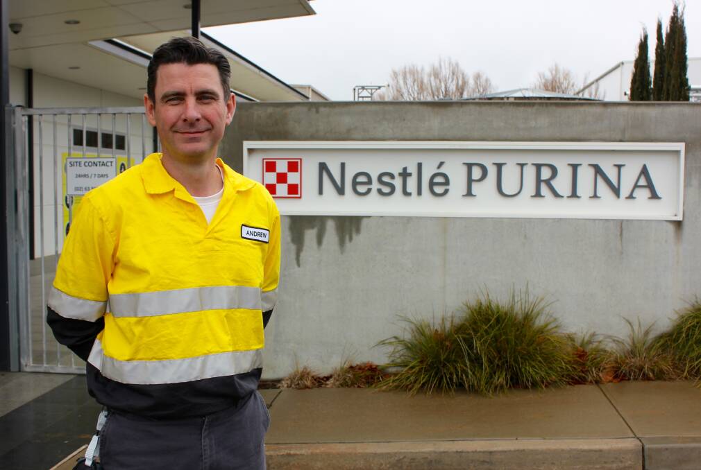 Expanding: Factory manager Andrew Devlin says that the new expansion will increase the demand for locally sourced meat and grains. Photo: SUPPLIED