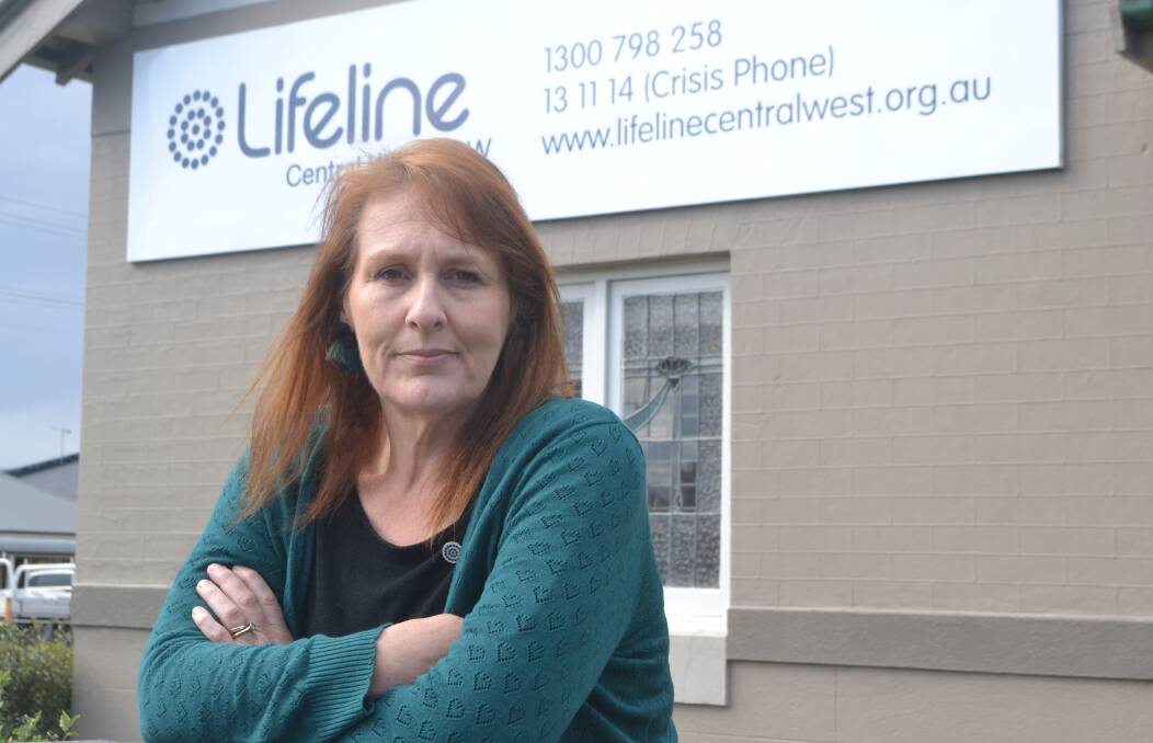 IN CRISIS: Lifeline Central West chief executive officer Stephanie Robinson says the latest suicide rates are heartbreaking. Photo: MATTHEW WATSON