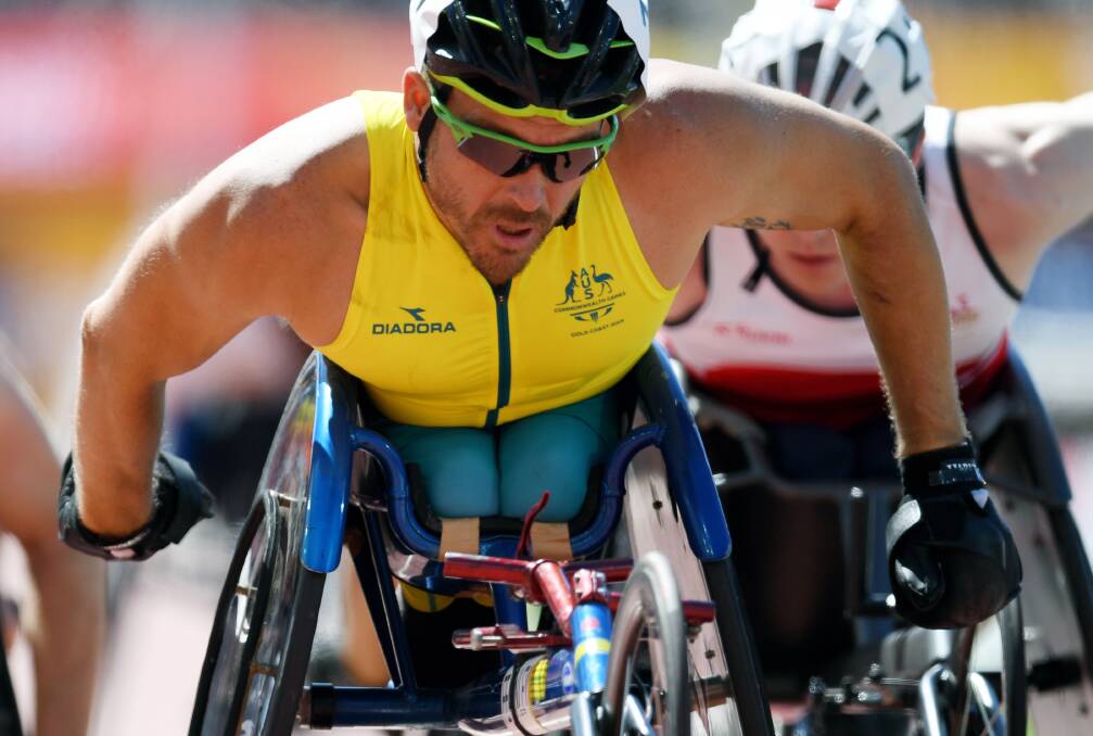 ANOTHER HONOUR: Carcoar wheelchair racing star Kurt Fearnley could be honoured with the building of the $10 million Kurt Fearnley Centre of Excellence.