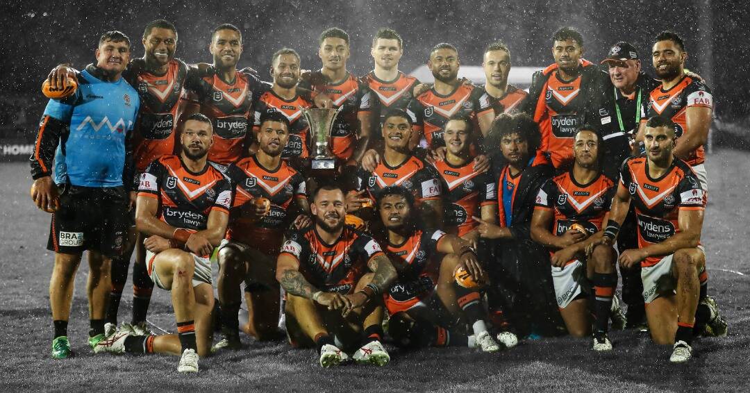 The Wests Tigers posted their first win of the season in Bathurst. Picture Wests Tigers