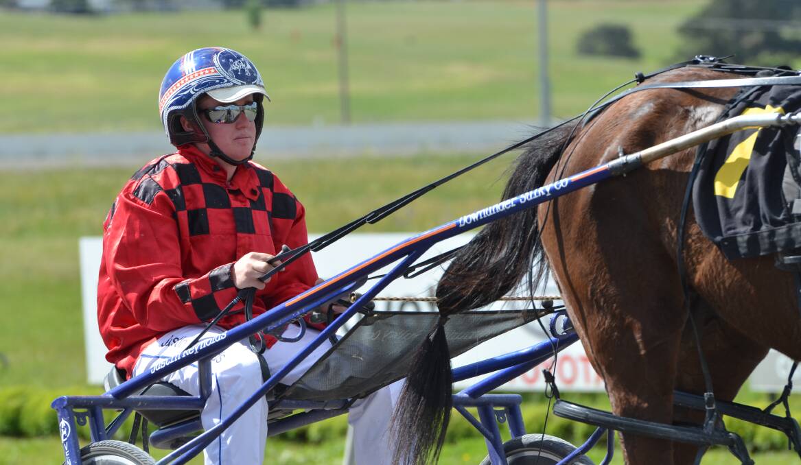 ON A ROLL: Oberon concession driver Justin Reynolds has driven 46 winners this season, his latest success coming with $61 roughie Jack Rocks. Photo: ANYA WHITELAW
