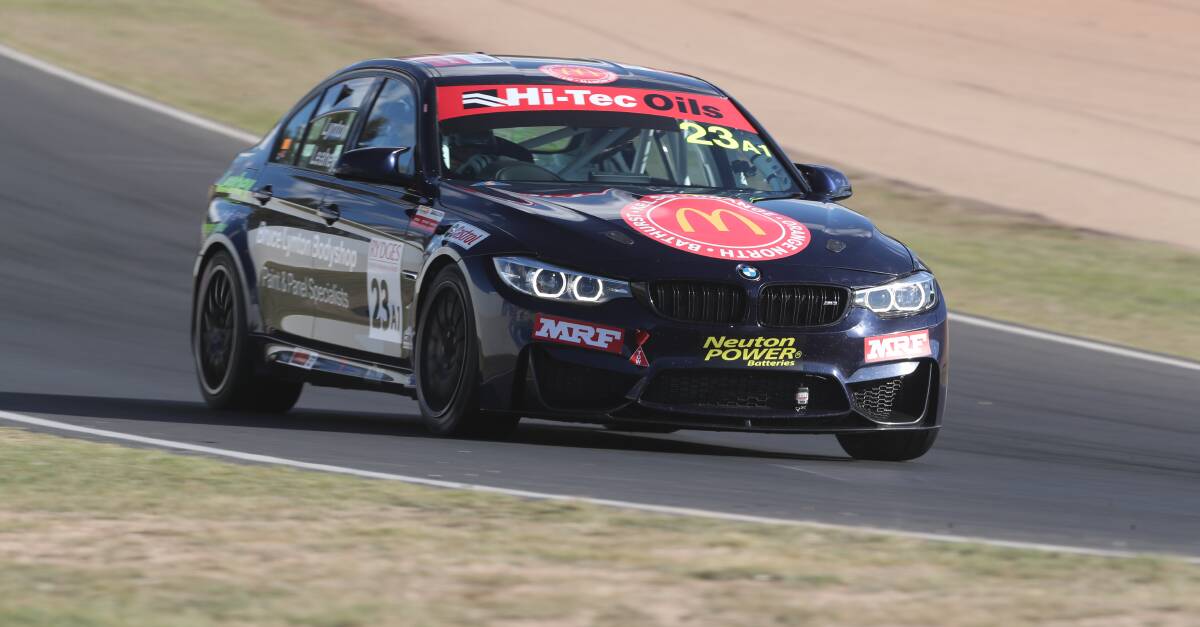 Tim Leahey secured pole position for the Bathurst 6 Hour by topping qualifying in his BMW M3. Photos: PHIL BLATCH