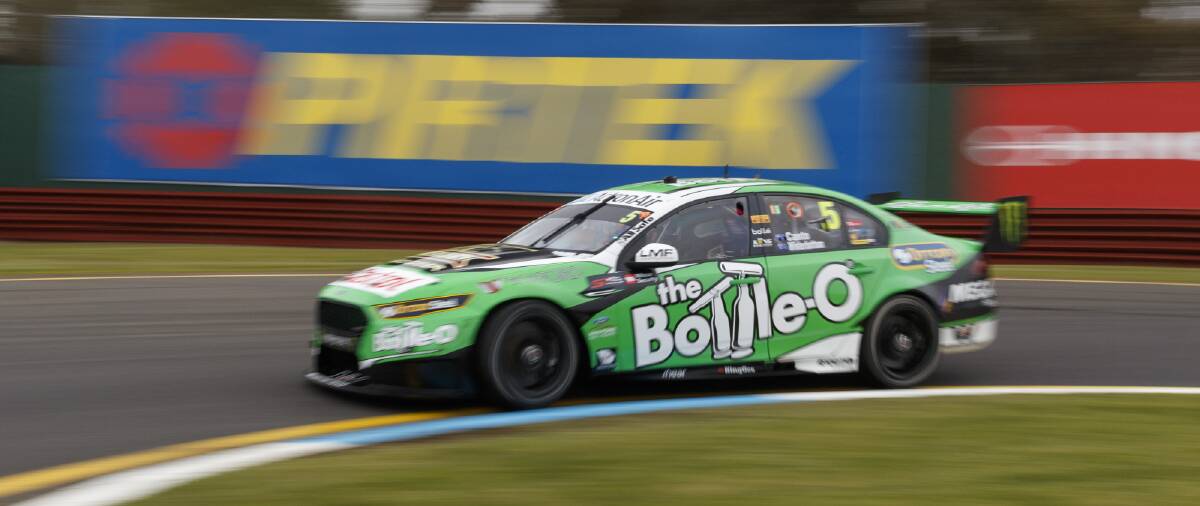 GREEN AND KEEN: Mark Winterbottom said he will not hold back as he tries to win the Bathurst 1000 for the second time.