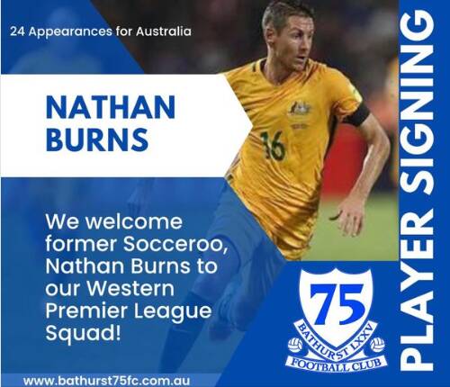 Former Socceroo links with Bathurst club
