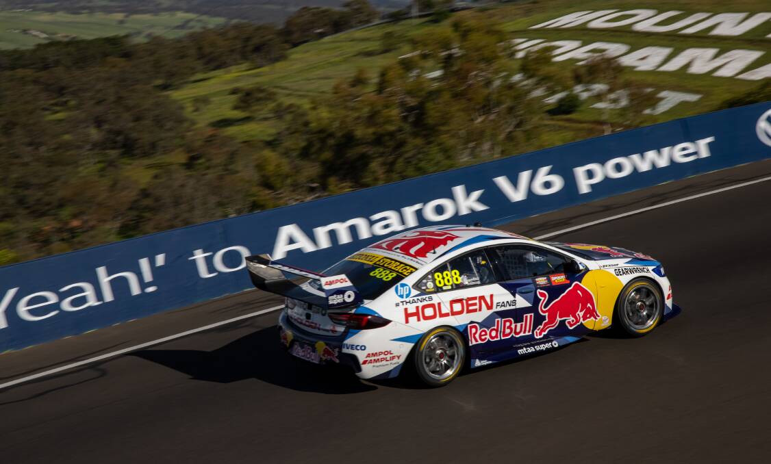 FINAL FLING: Craig Lowndes, who will steer the #888 Red Bull Racing Commodore in Sunday's Bathurst 1000, will take part in a special tribute to Holden today.