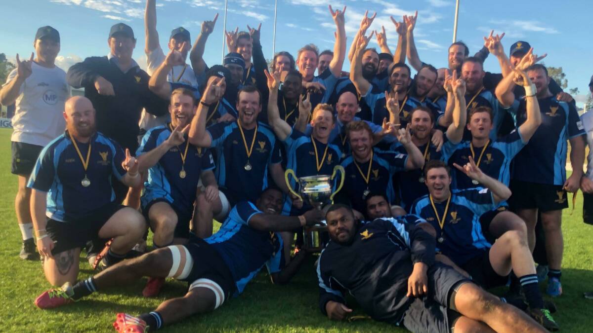 THE PRIZE: The Blue Bulls won the Caldwell Cup last season and coach Dean Oxley wants to keep that trophy into the future as well.