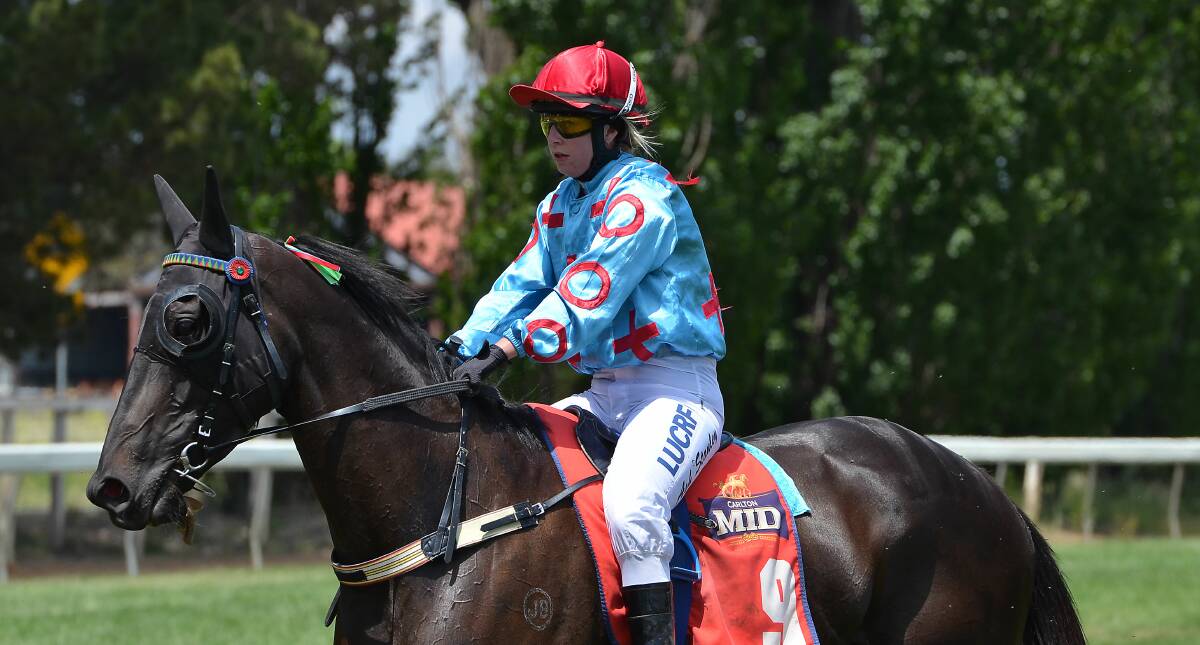 SADDLE UP: Bathurst apprentice Ashleigh Stanley will ride in the Kate Smith Memorial Gold Cup at Gilgandra on Tuesday. Photo: ANYA WHITELAW