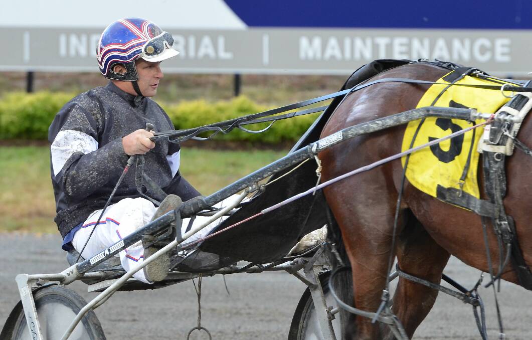 CUP HOPEFUL: Jason Turnbull will drive Master Benny in the Blayney Cup for Oberon trainer Wayne White. Photo: ANYA WHITELAW
