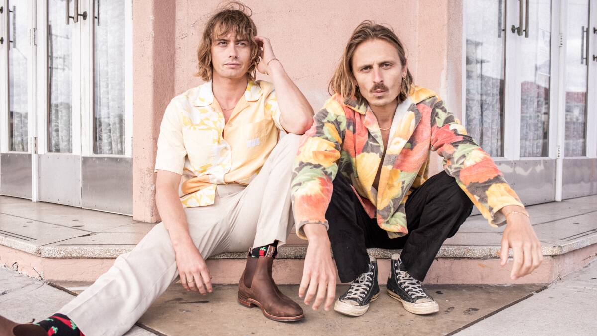 GOING GREEN: Lime Cordiale will play Orange in April. Photo: Tim Swallow.