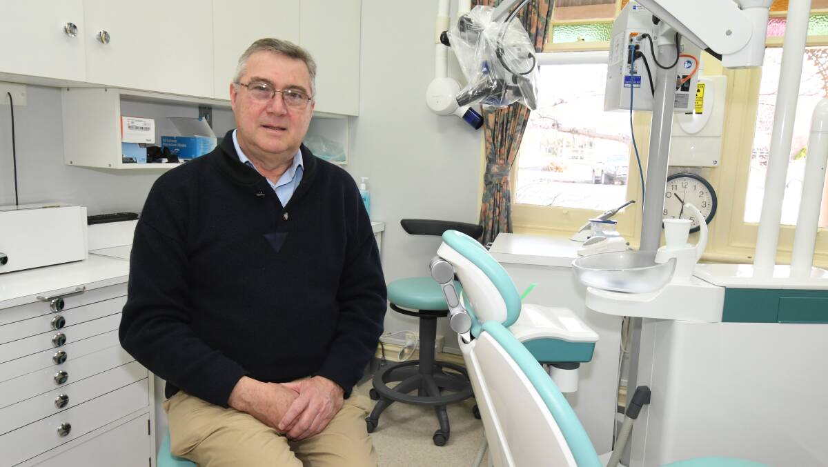 DENTAL CARE: Orange-based dentist Dr Tim McAnulty urges patients to reconsider sugary foods and drinks to preserve their teeth and overall health during stressful periods. Photo: CARLA FREEDMAN