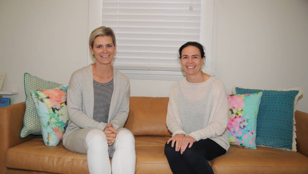 MOTHERLY HELP: Mothers, Infants and Lactation Consultancy directors Libby Morgan and Cassie Harvey to help mums with postnatal care. Photo: CARLA FREEDMAN