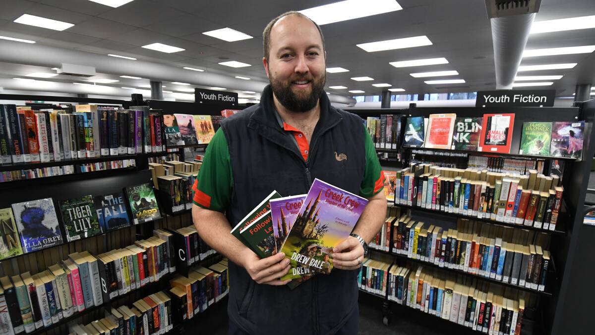 PUBLISHED: Orange author Drew Bale releases new book Creek Crew:Kingdom of the Creek after writing and publishing it during the coronavirus lockdown period. Photo: JUDE KEOGH 