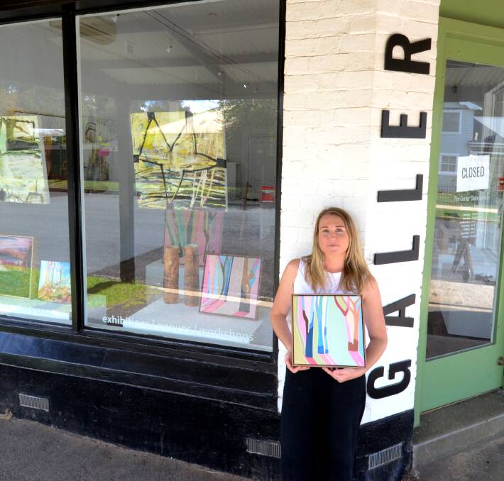 VIRTUAL GALLERY: Corner Store Gallery owner Madi Young to display artwork in online exhibition. Photo: JUDE KEOGH.