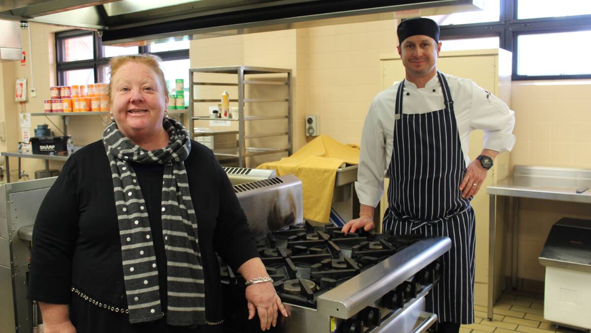 DINING EXPERIENCE: TAFE NSW Orange head teacher of commercial cookery, hospitality, events, tourism and bakery Amanda Glassop and commercial cookery teacher Michael Apps. Photo: ERIKA VASS 