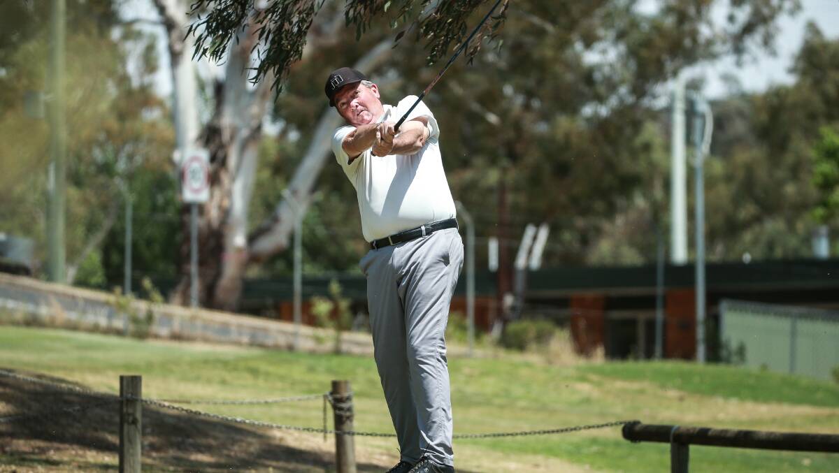 OUT IN FRONT: Robert Payne will be tough to beat at home this week. Photo: GOLF NSW