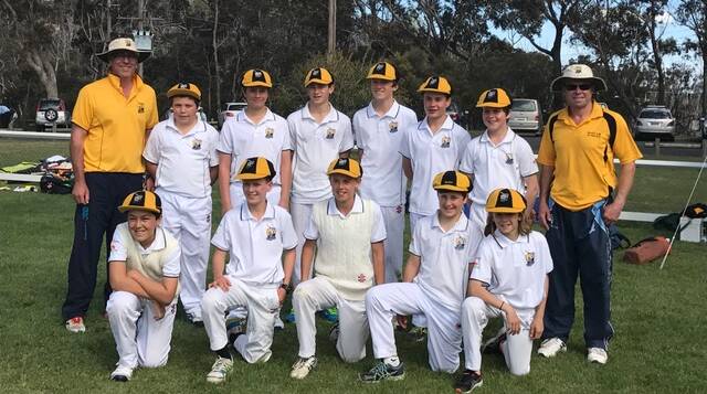 WINNERS ARE GRINNERS: The Orange Black under 14s side enjoyed a big win over the Blue Mountains on Sunday. Photo: CONTRIBUTED