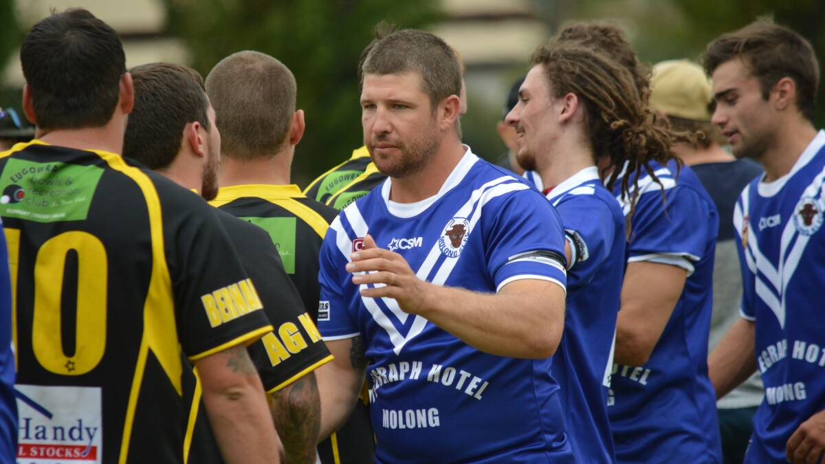 INCREDI-BULL FORTNIGHT: Molong coach Todd Barrow says his side is primed for a big couple of weeks in the Woodbridge Cup. Photo: MATT FINDLAY