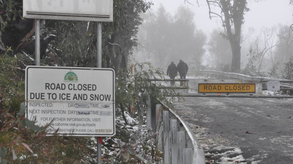 SHUT: Access to parts of Mount Canobolas remains closed. Photo: NICK McGRATH