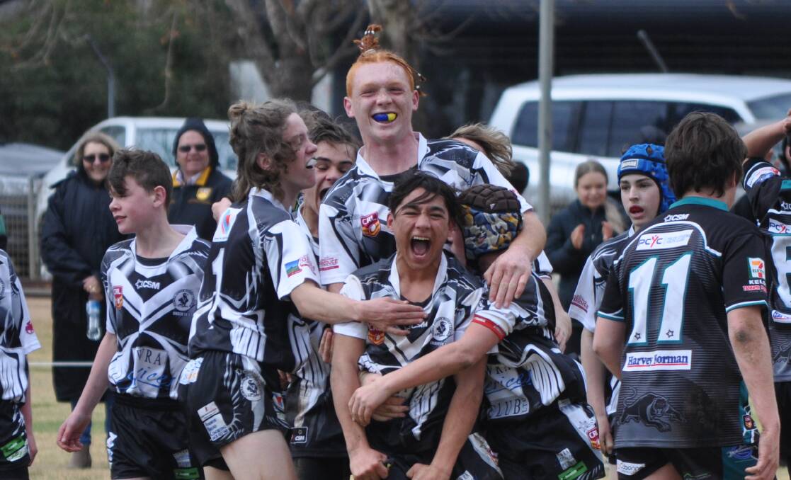 All the action between Cowra and Panthers in the under 14s decider at Sid Kallas Oval, Cowra, photos by NICK McGRATH