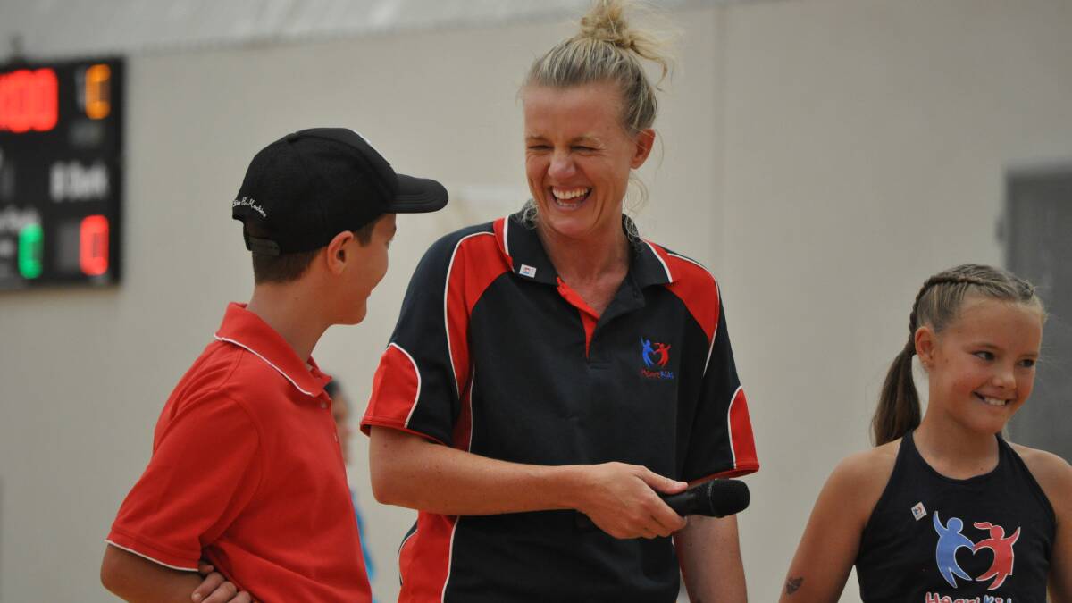ALL SMILES: HeartKids Cup organiser Mardi Aplin with her children, Carter and Marley. Photo: NICK McGRATH