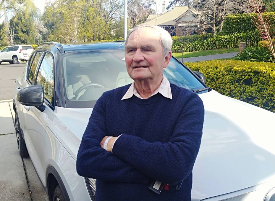 EV driver Peter Bilinkej says there's need for the availability of EV charging points for private homes and apartment carparks. Picture supplied.