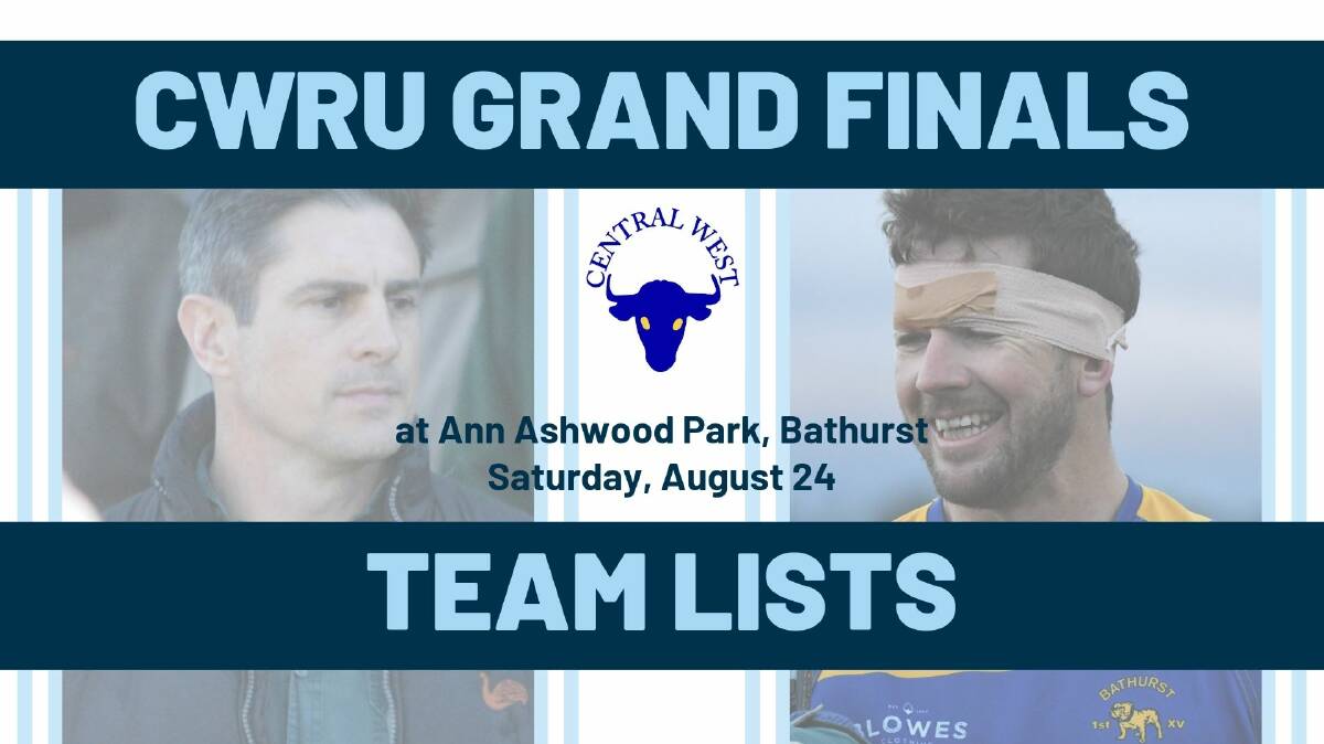 DECIDER TIME: The Central West Rugby Union grand finals are in Bathurst on Saturday. 
