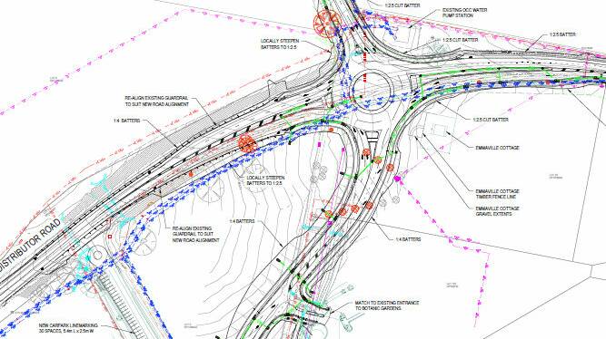 PLAN: How the project looks on paper, with Hill Street to be realigned to meet the new roundabout at William Maker Drive and the NDR.
