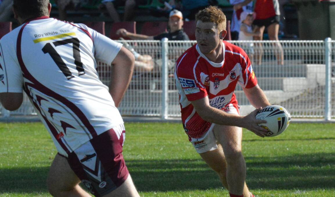 ON FIRE: Mudgee Dragons' five-eighth Jack Beasley garnered plenty of support in this year's top 20 most influential player poll, topping the list after orginally sitting in 20th. Photo: MATT FINDLAY
