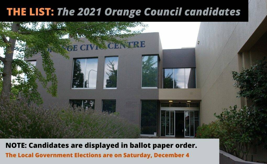 Who's running for Orange council? A full list of candidates