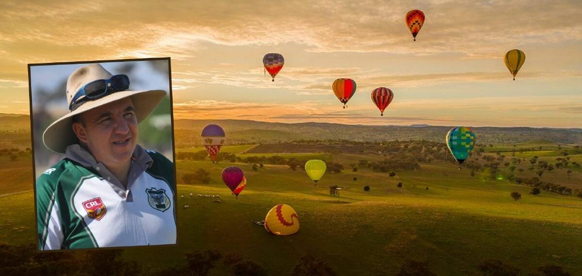 GOING AHEAD: Canowindra International Balloon Challenge president Andrew Pull is planning for 2021 despite COVID concerns. 