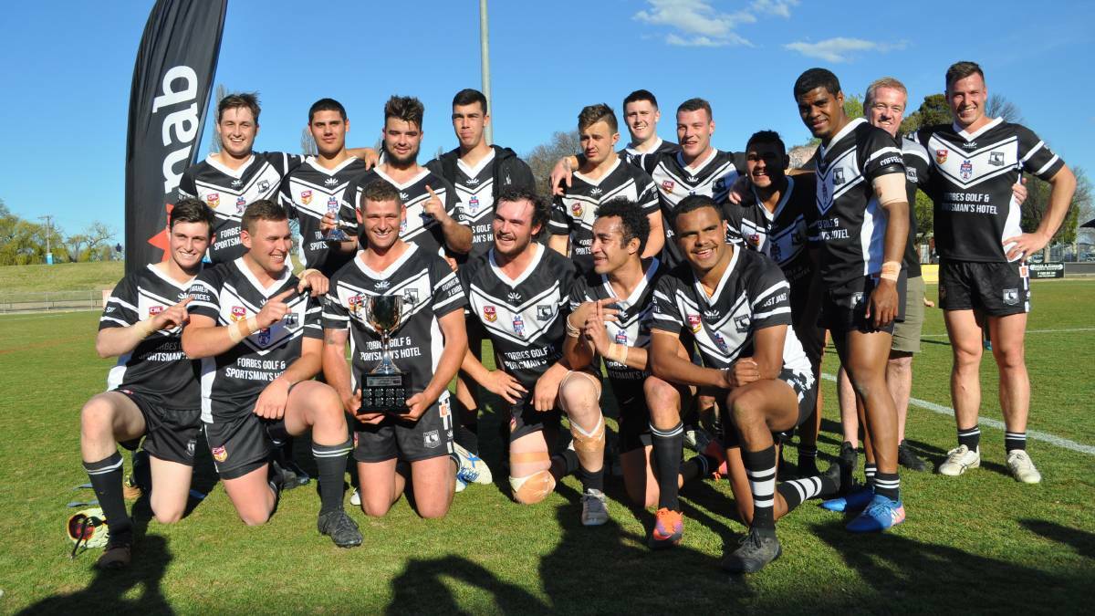 FROM FOURTH: Forbes won the 2018 Group 11 crown from fourth and then won the Western Premiers Challenge against Group 10's best Bathurst Panthers too. 