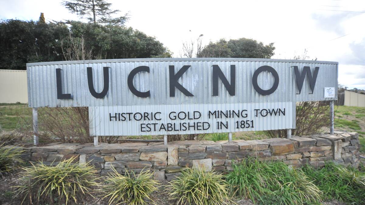 The Lucknow village sign. Picture by Carla Freedman