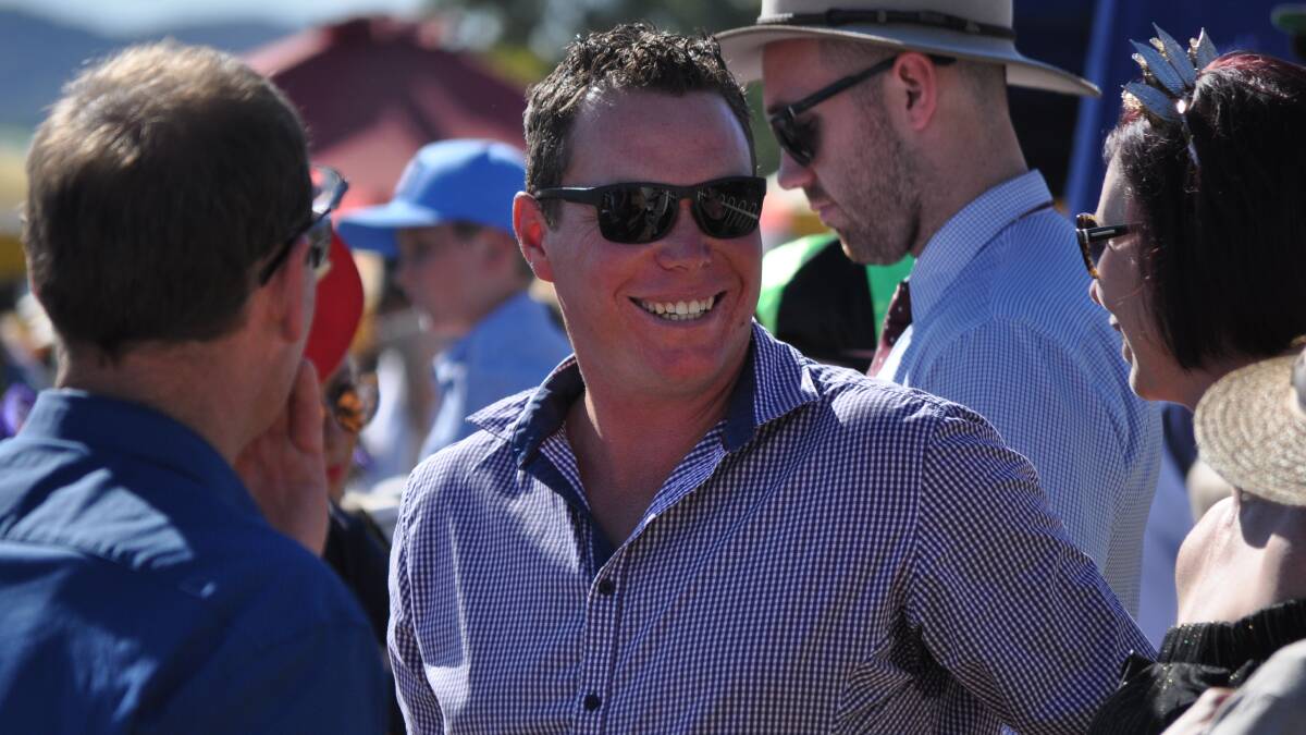 FINGERS CROSSED: David Smith has a number of runners nominated for the country championship heat at Mudgee on Sunday, but Bel Diablo's his best shot. Photo: NICK McGRATH