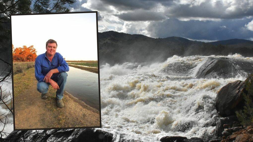 RELEASE THE INFO: Lachlan Valley Water chairman Tom Green, Forbes, supports the raising of the Wyangala Dam. 