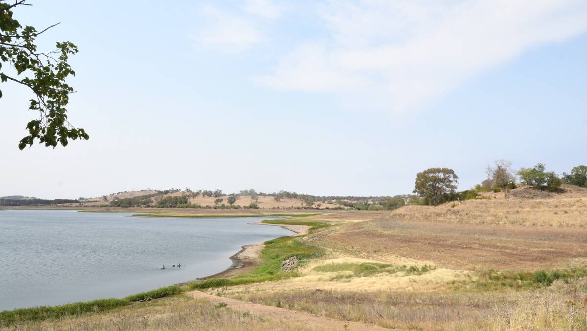DRY: Suma Park Dam is getting lower and reader Mel McDonell says those who are using a bore to maintain their green gardens should think again.