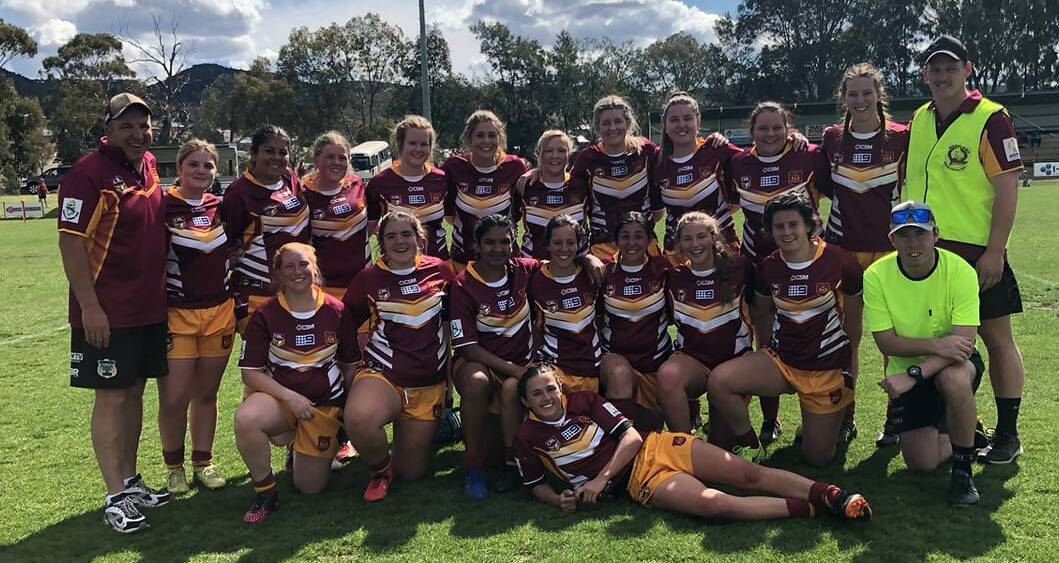 WINNERS ARE GRINNERS: Woodbridge Cup kicked off its 2019 WWRL campaign with a victory over the Dragons at Mudgee. Photo: CONTRIBUTED 