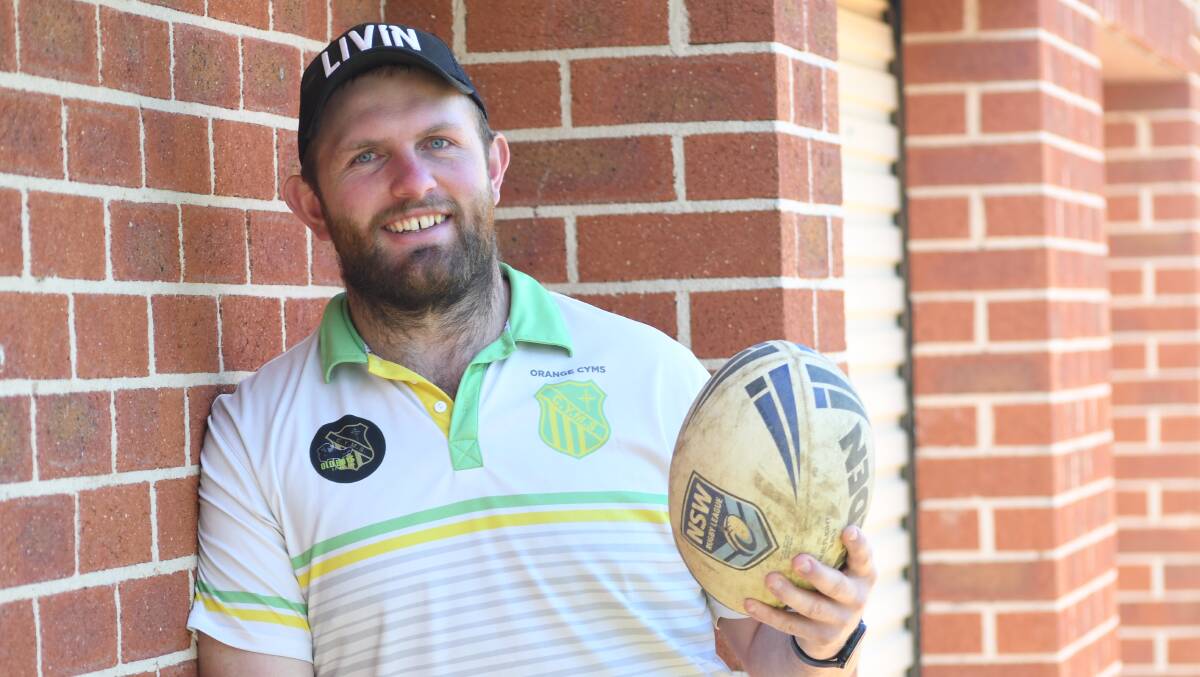 TOP DOG: Orange CYMS prop-come-president, Cam Jones says he's looking forward to the new Western Premiership. Photo: JUDE KEOGH