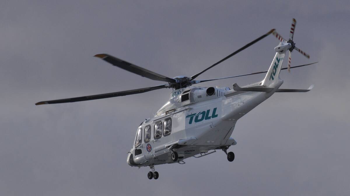 A woman has been airlifted to hospital following an accident in Narromine. 