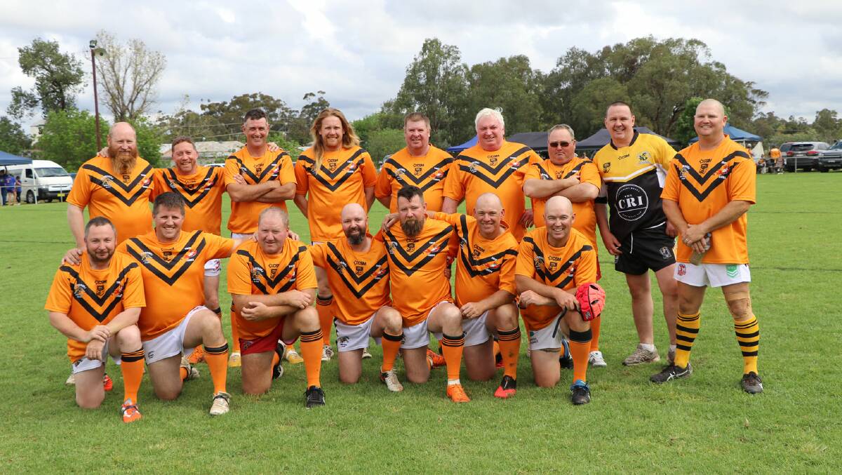 TIRED TIGERS: The Canowindra Tigers old boys will again take to the field in Eugowra. Photo: TAMMY GREENHALGH