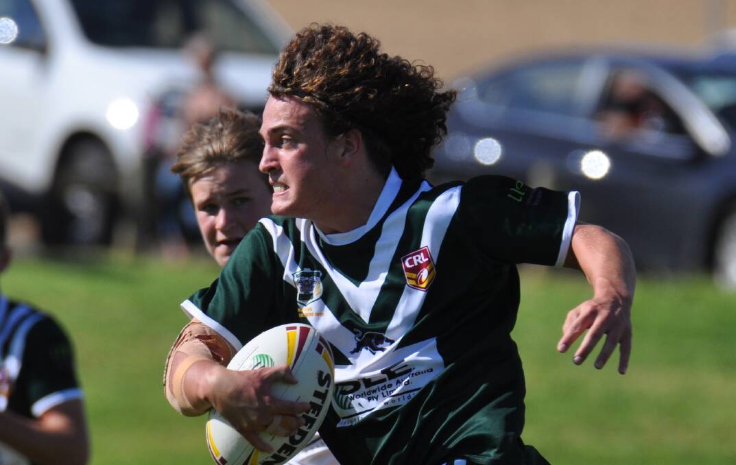 MAKING THE GRADE: Jackson Gersbach was one of the real success stories of last year's Western Rams program, and under 16s coach Tony Woolnough is hoping others in the 2020 program will follow in the Cabonne star's footsteps. Photo: NICK McGRATH