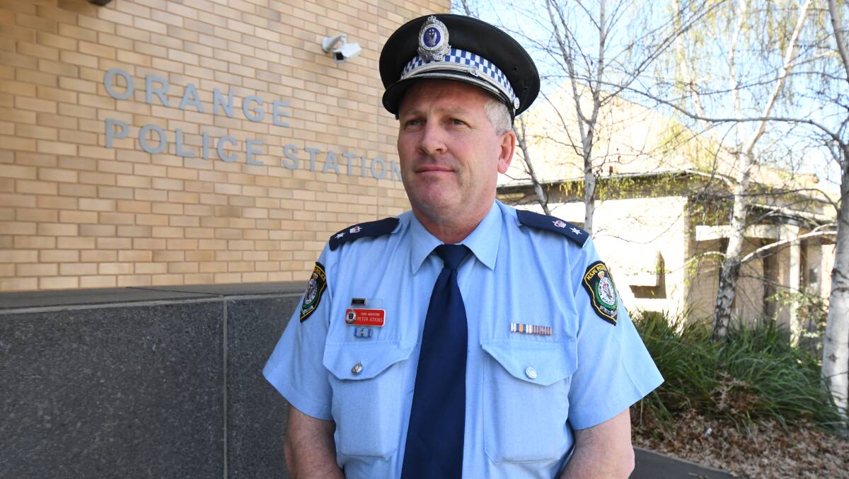 Orange police chief inspector Peter Atkins says investigations into the spate of stolen and set-alight cars across the city are ongoing. Photo: JUDE KEOGH