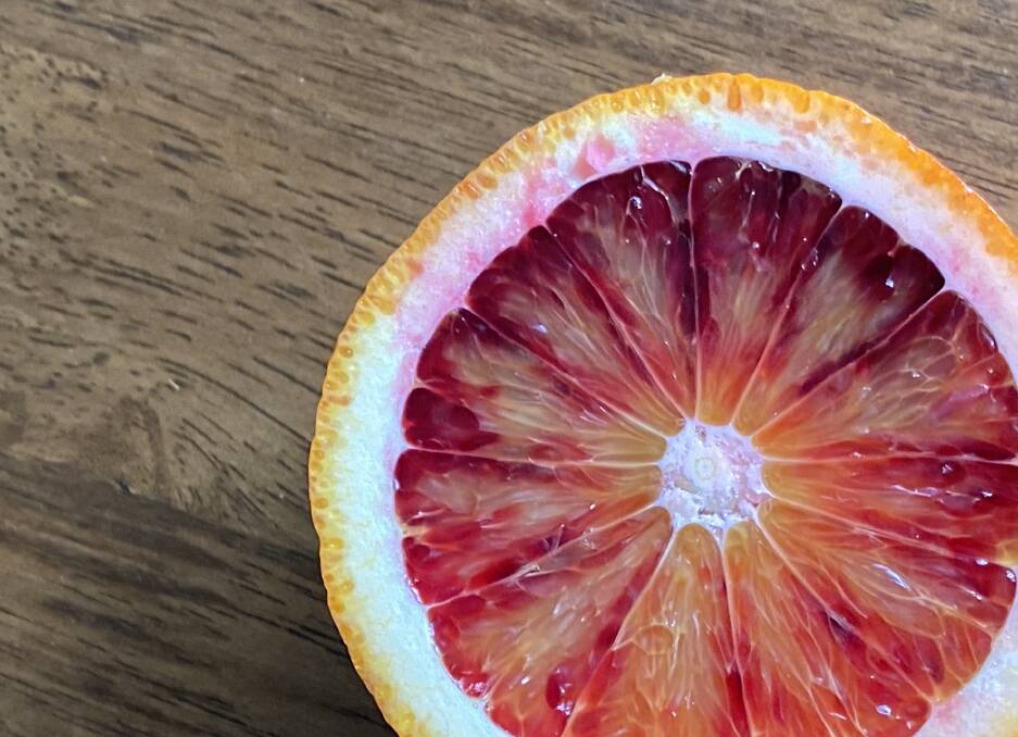 A blood orange.