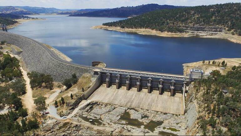 GOING UP: Wyangala Dam's wall will be raised to help safeguard town water requirements for the future, not increase usage. Photo: WATERNSW