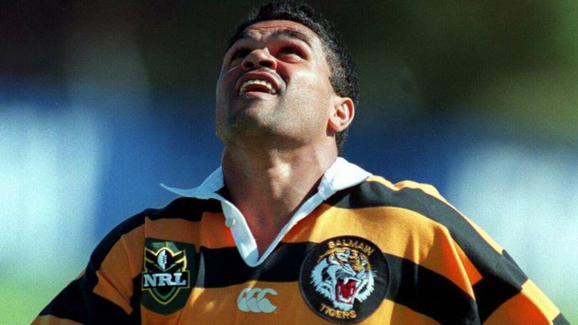 William 'Bubba' Kennedy in action for Balmain during the 1990s.
