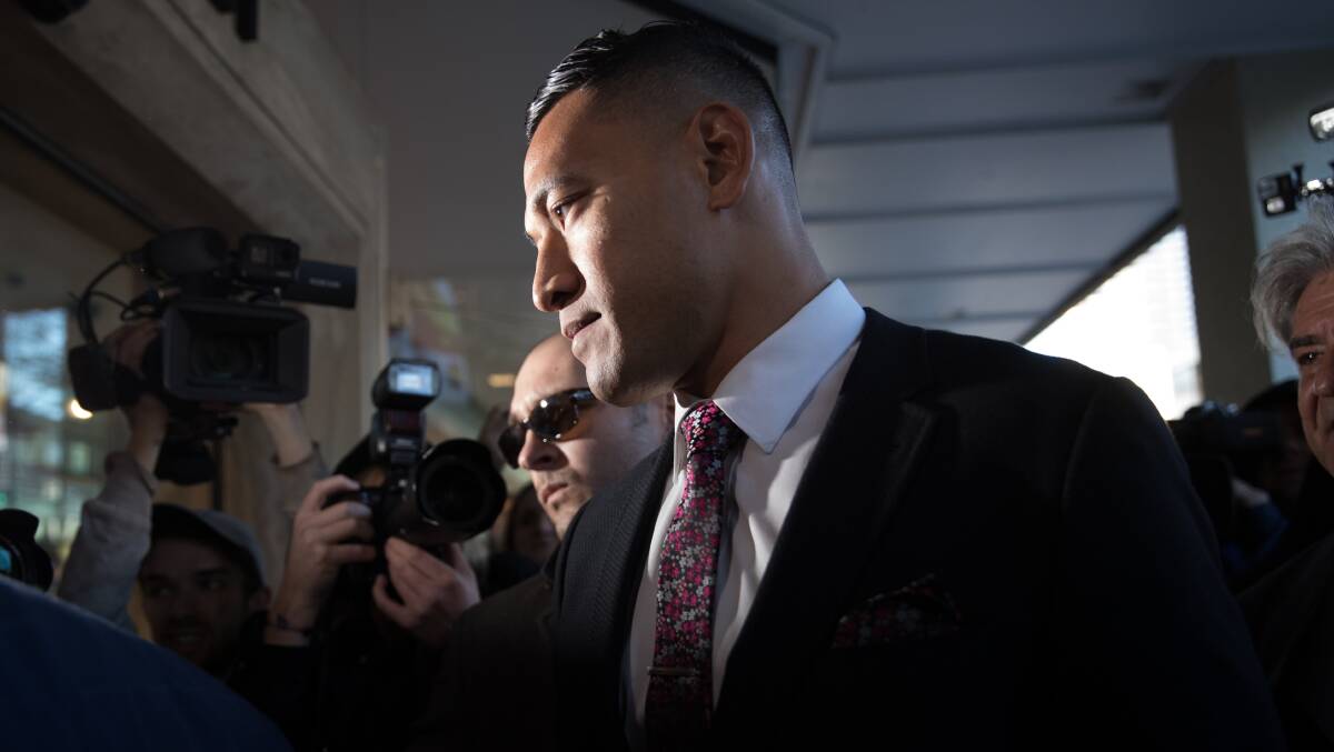OPEN TO DISPUTE: The Israel Folau saga is becoming more and more involved, with its religious basis still open to dispute, says Sister Mary Trainor. Photo: AAP